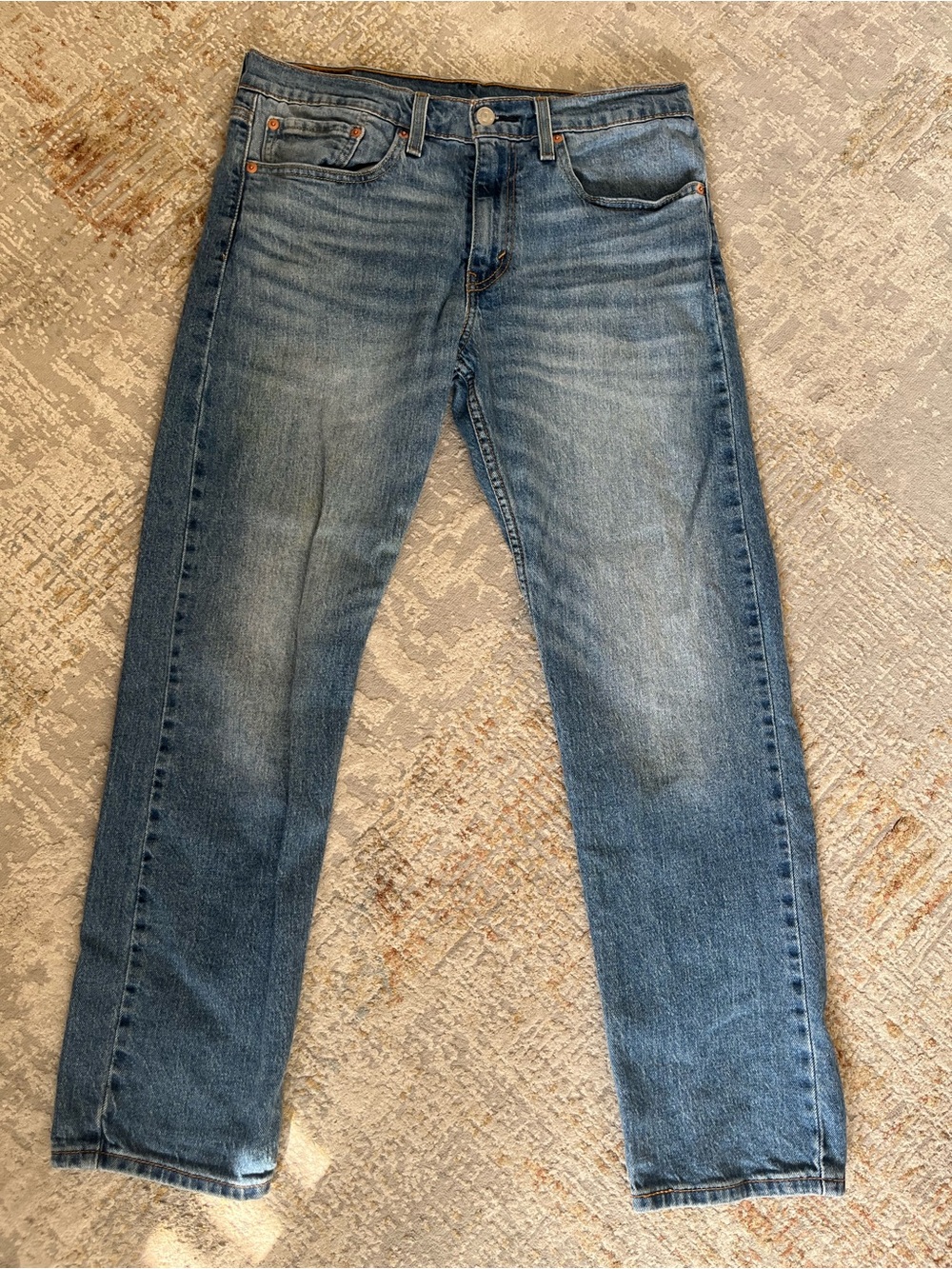 Levi's Men's Light Blue Straight Jeans
